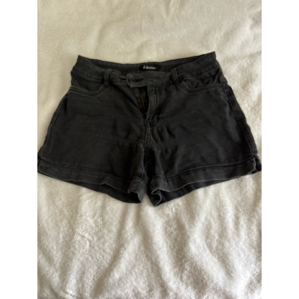 Black Denim Cutoffs